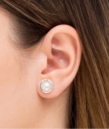 Earrings Cultured Pearl