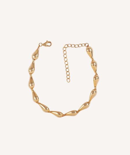 Drop Bracelet 18k Gold Plated drops