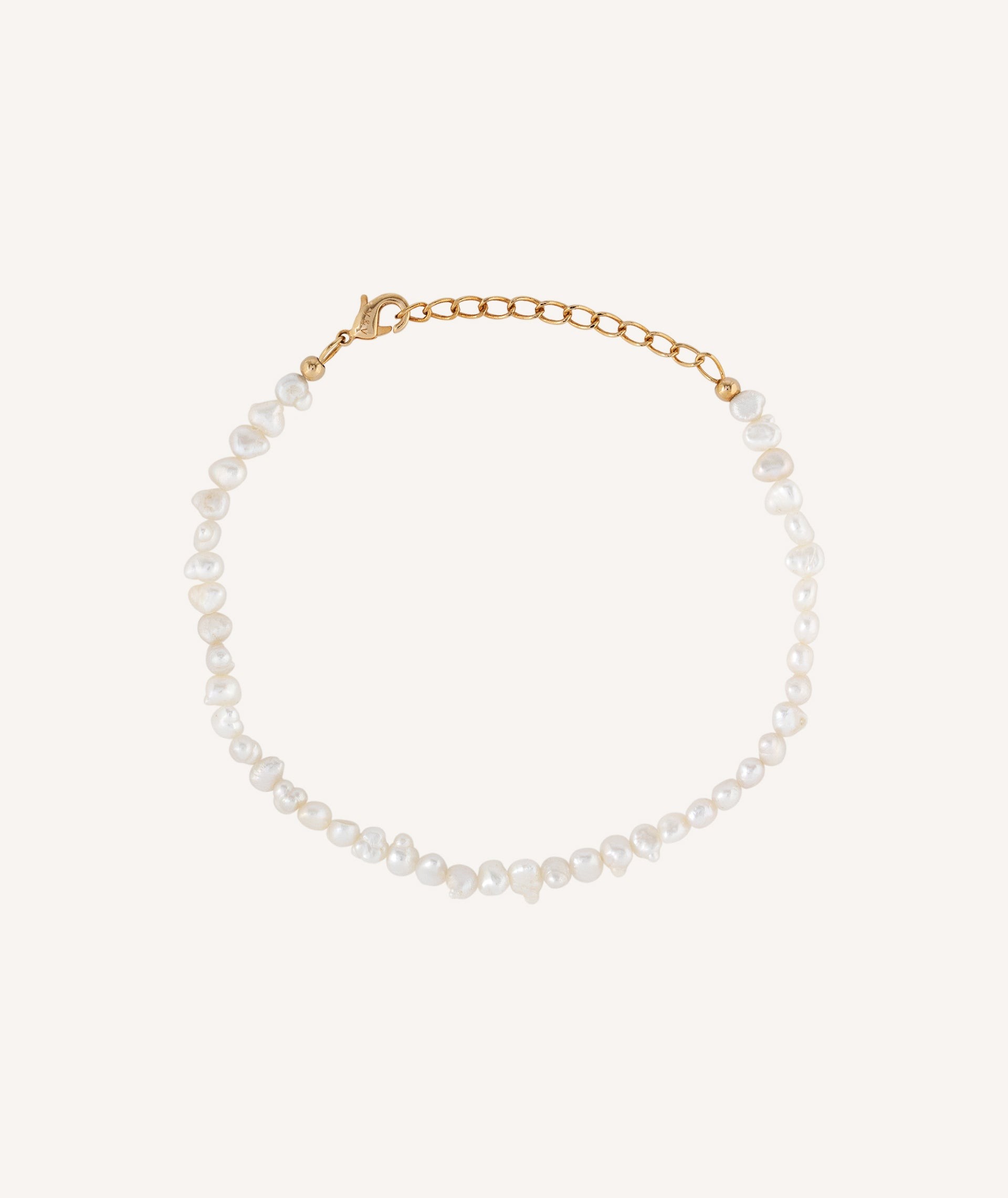 Marea Bracelet 18 Kt Gold Plated cultivated pearls