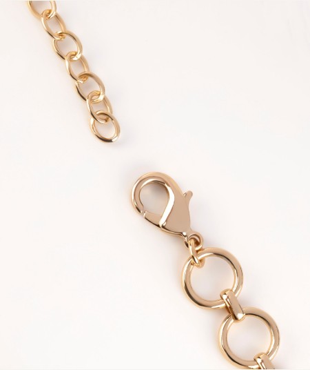 Bracelet Lea 18 Kt Gold Plated link circle