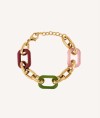 Multicolored acetate bracelet