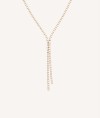 Necklace Bonnie 18 kt gold plated strips with circumlides