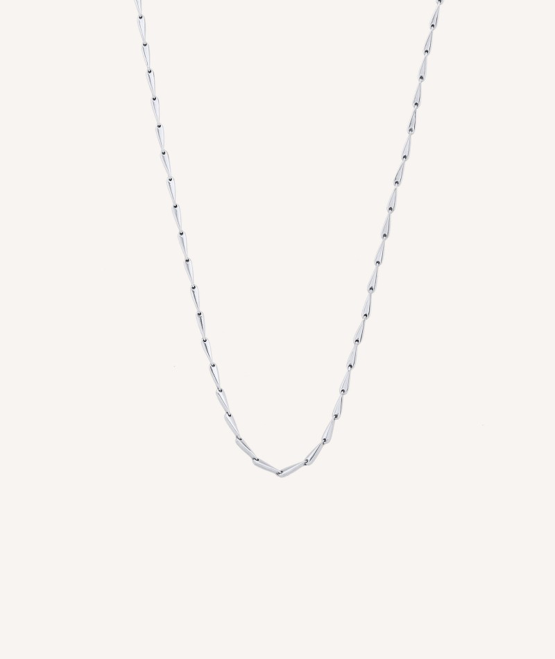 Necklace Cascade 925 silver rhodium plated chain