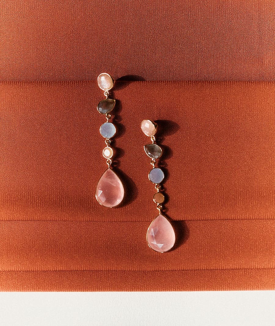 Earrings Sahara natural stones