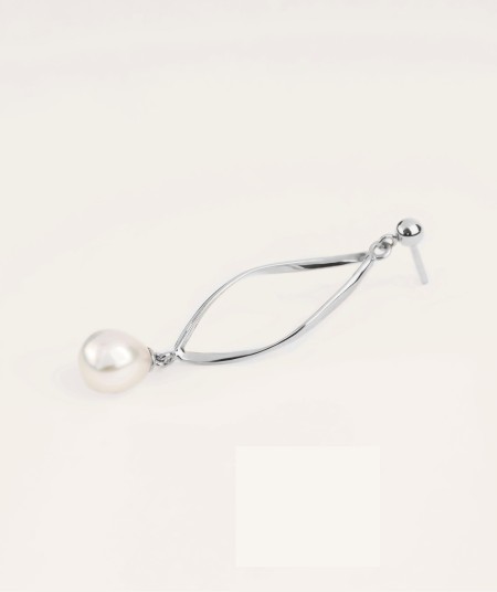Earrings  silver 925 with cultured pearl