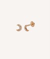 Earrings baby Zirconia Moon