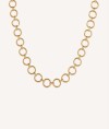 Necklace Lea 18 Kt Gold Plated link circle