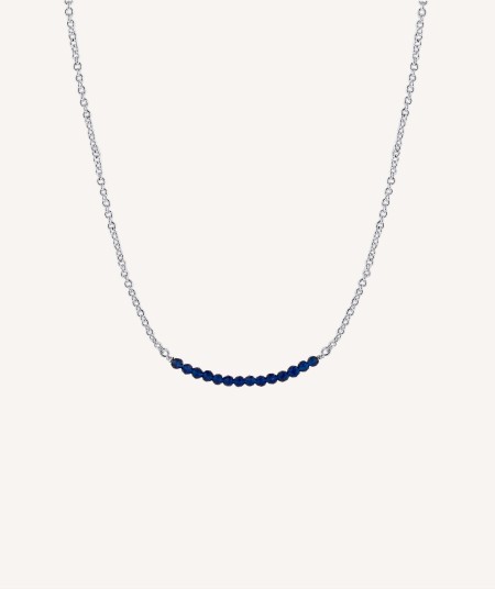 Navy necklace