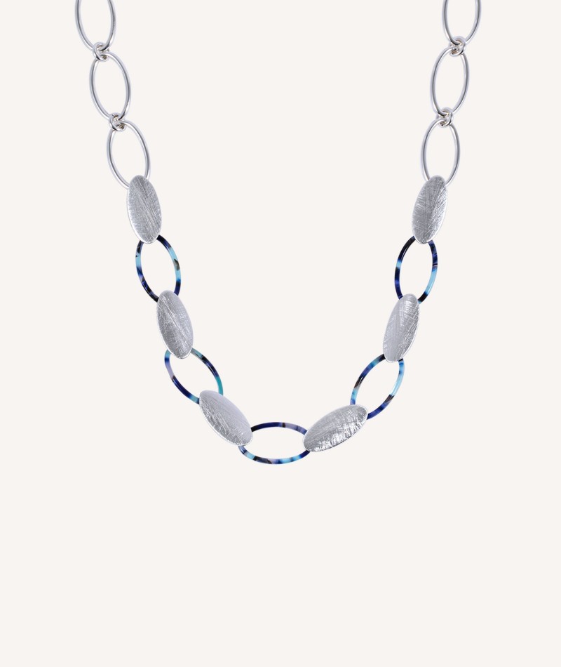 Necklace Blue Acetate