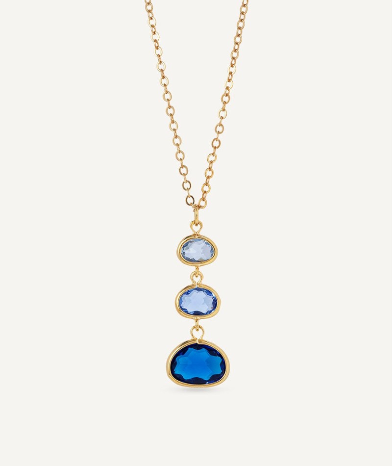 Pendant Nerea with Blue Zirconias