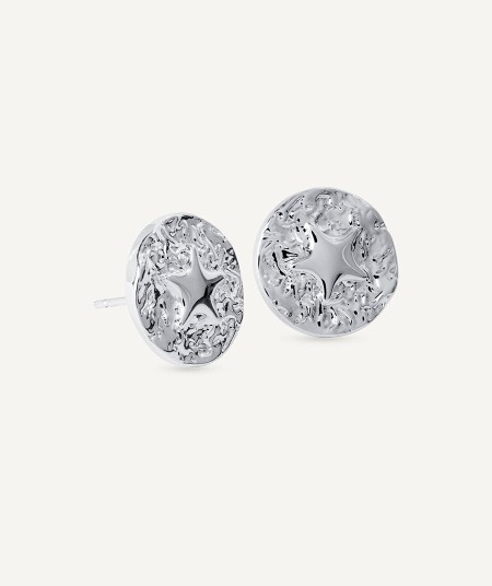 Earring Granissat Smooth Sterling Silver plated