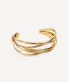 Bracelet collection Esenciales 18 Kt Gold Plated Smooth strips