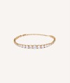 Bracelet Cristina 925 silver 18kt gold plated cubic zirconias