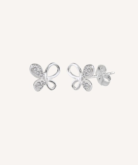 Earrings Butterfly Zirconias