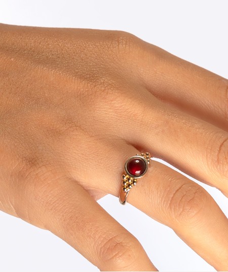 Anillo Ágata Roja