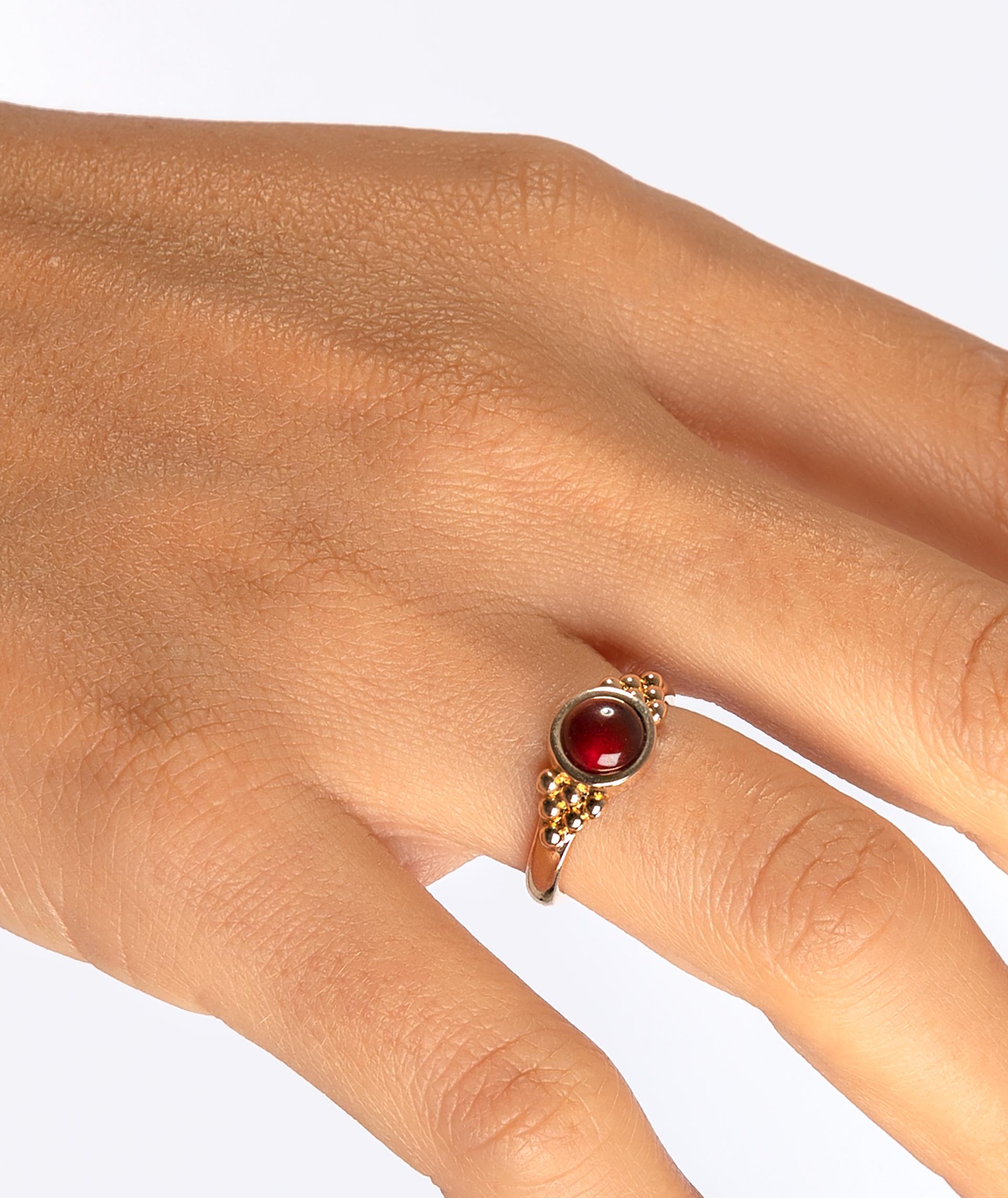 Anillo Ágata Roja