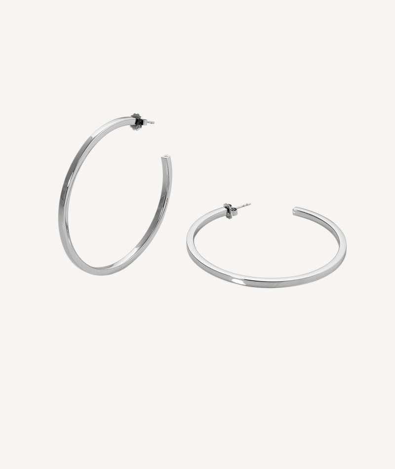 Earrings Square Hoop