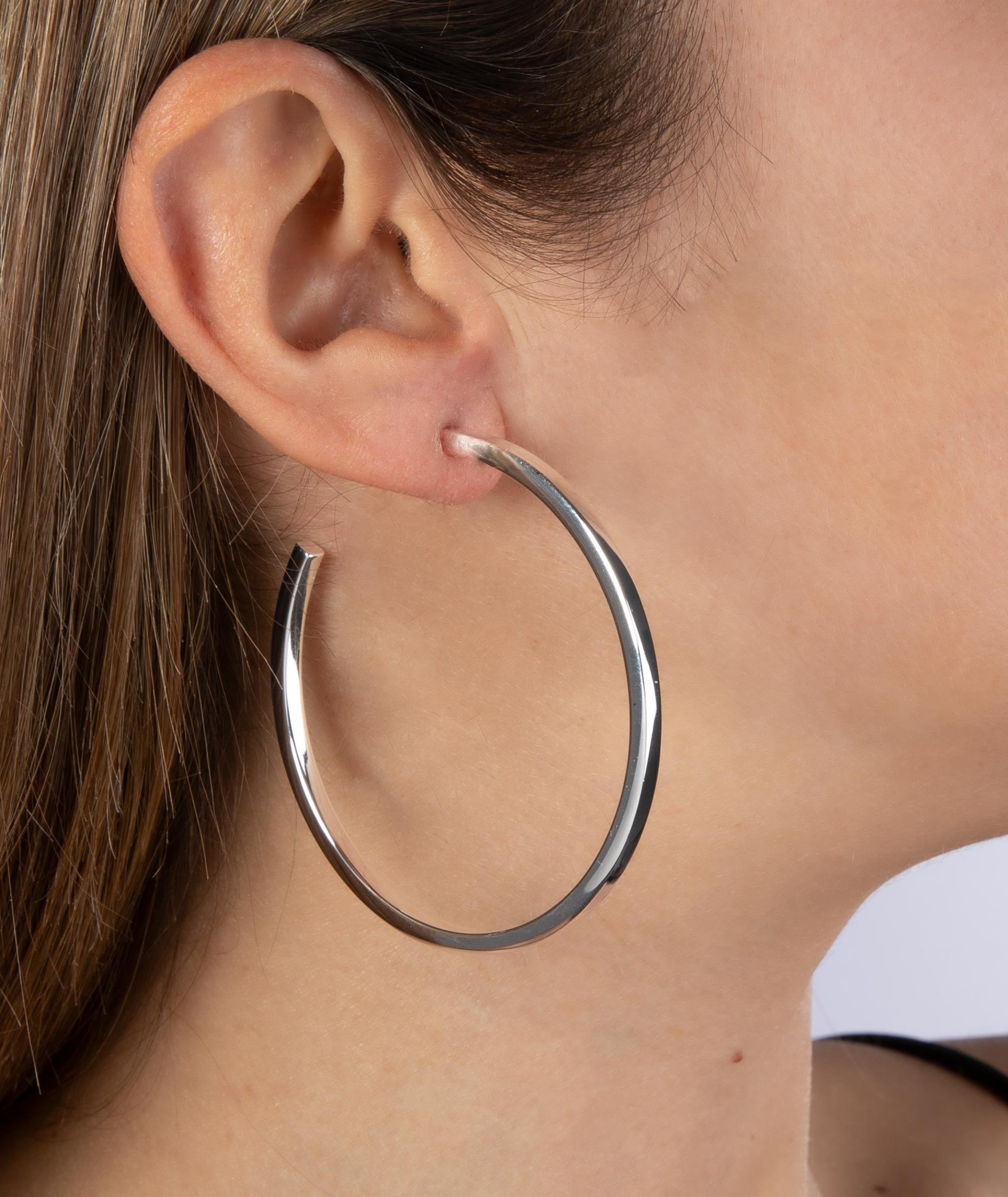 Earrings Square Hoop