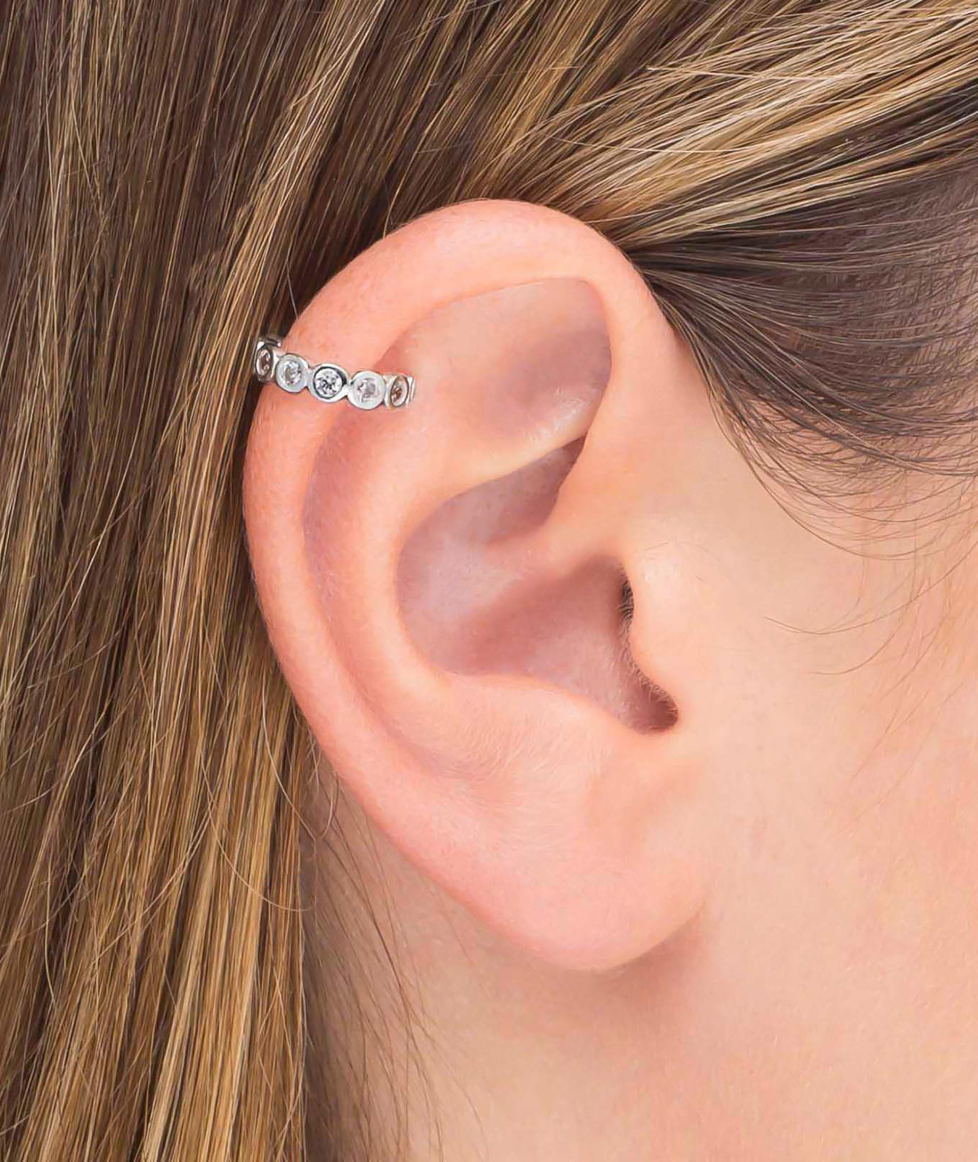 Earring Ear Cuff Zirconia