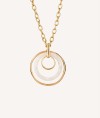 Pendant Hoop Acetate Cream