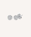 Earrings flower Zirconias