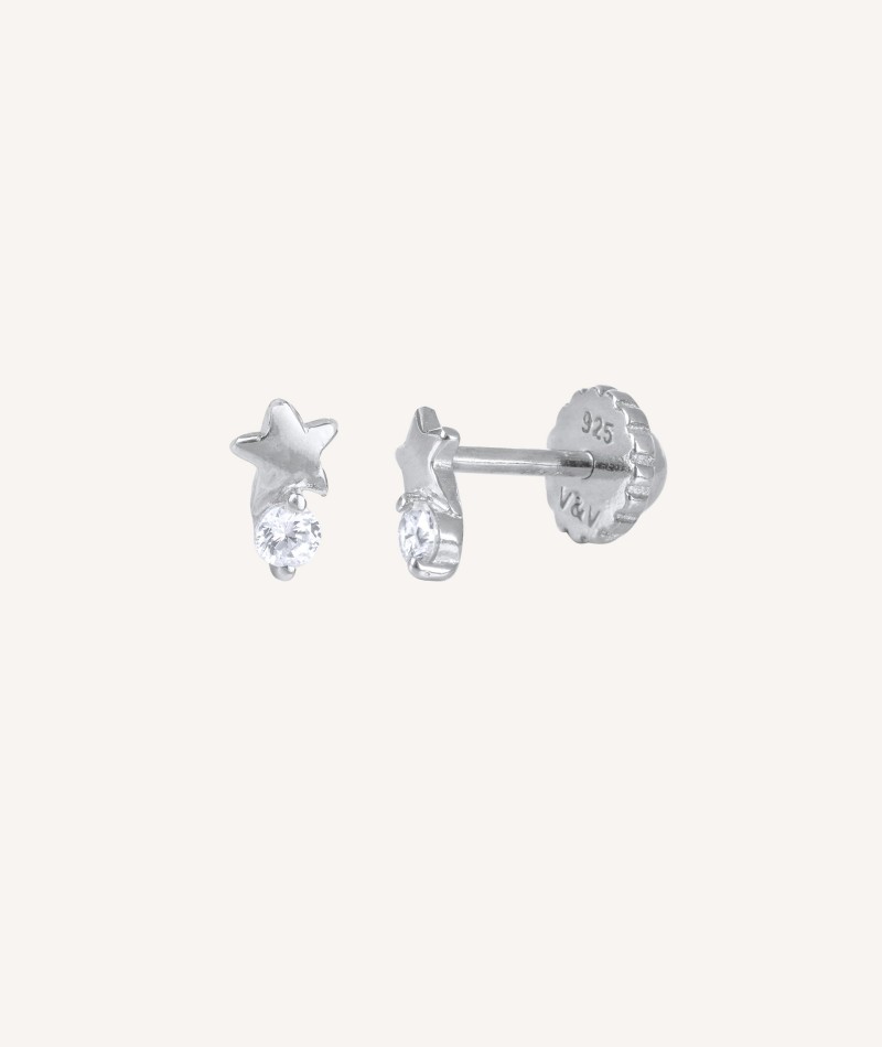 Earrings Baby Star Zirconia