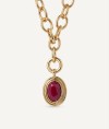 Pendant Juana with Burgundy Agate