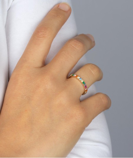 Ring Multicolor Zirconias