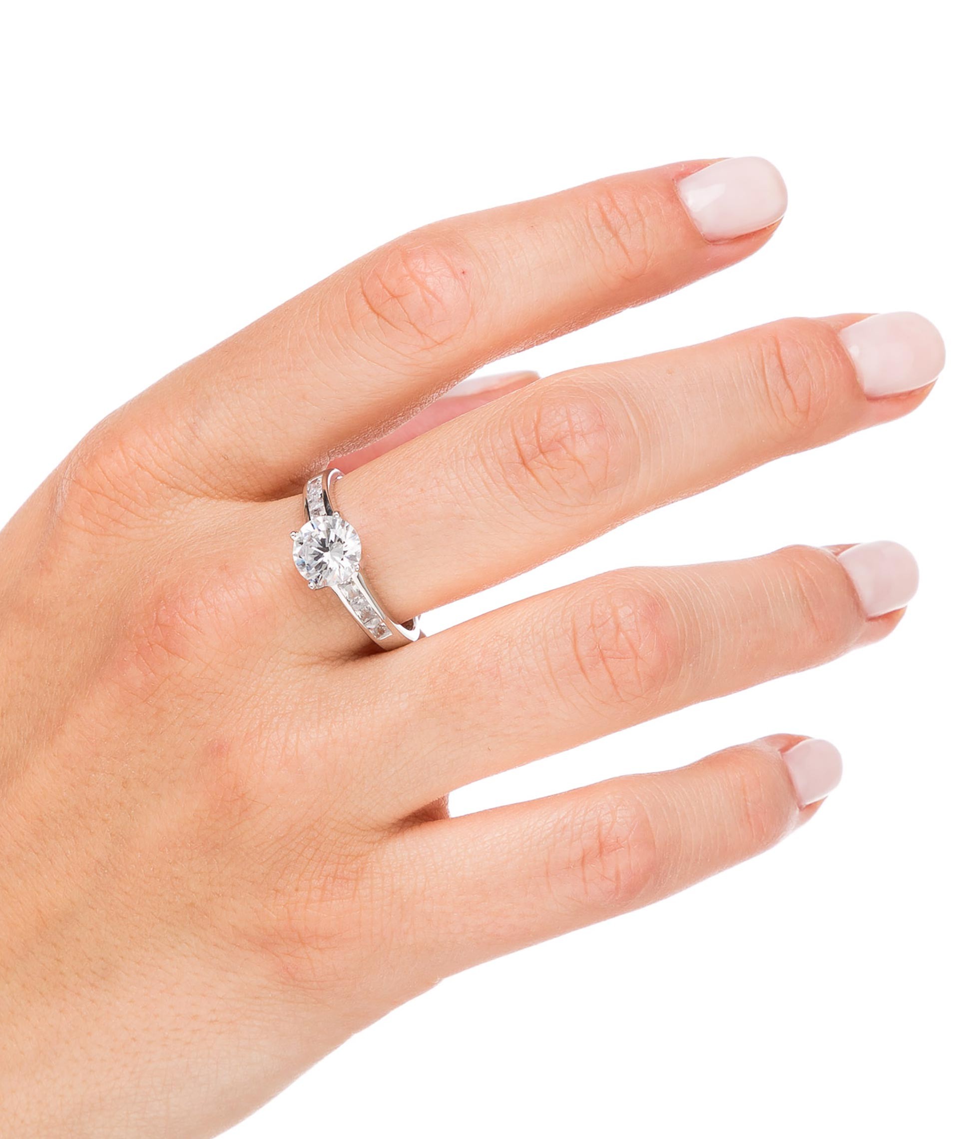 Ring Solitaire Zirconias