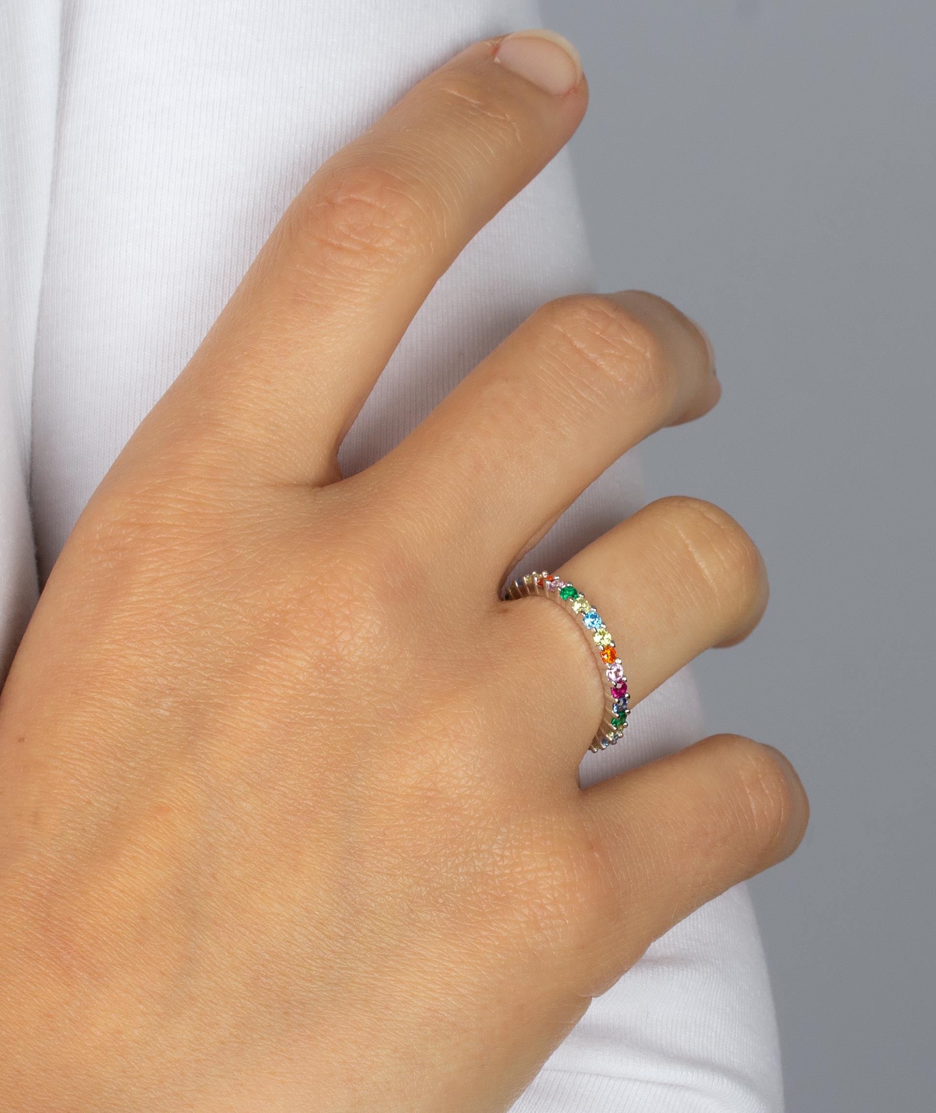 Ring Multicolor Ziconia