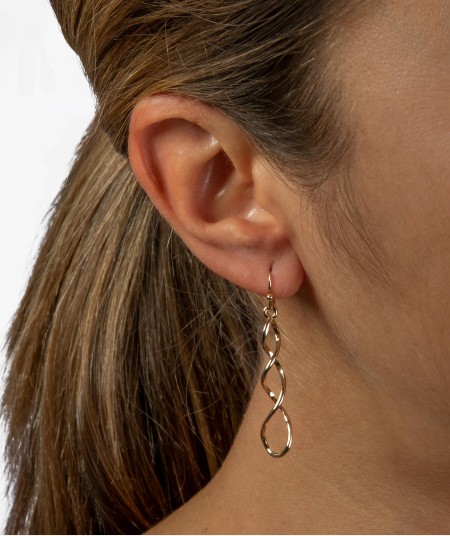 Earrings Long Circles