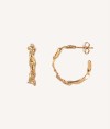 Earrings Hoop 18 ct Gold Plated