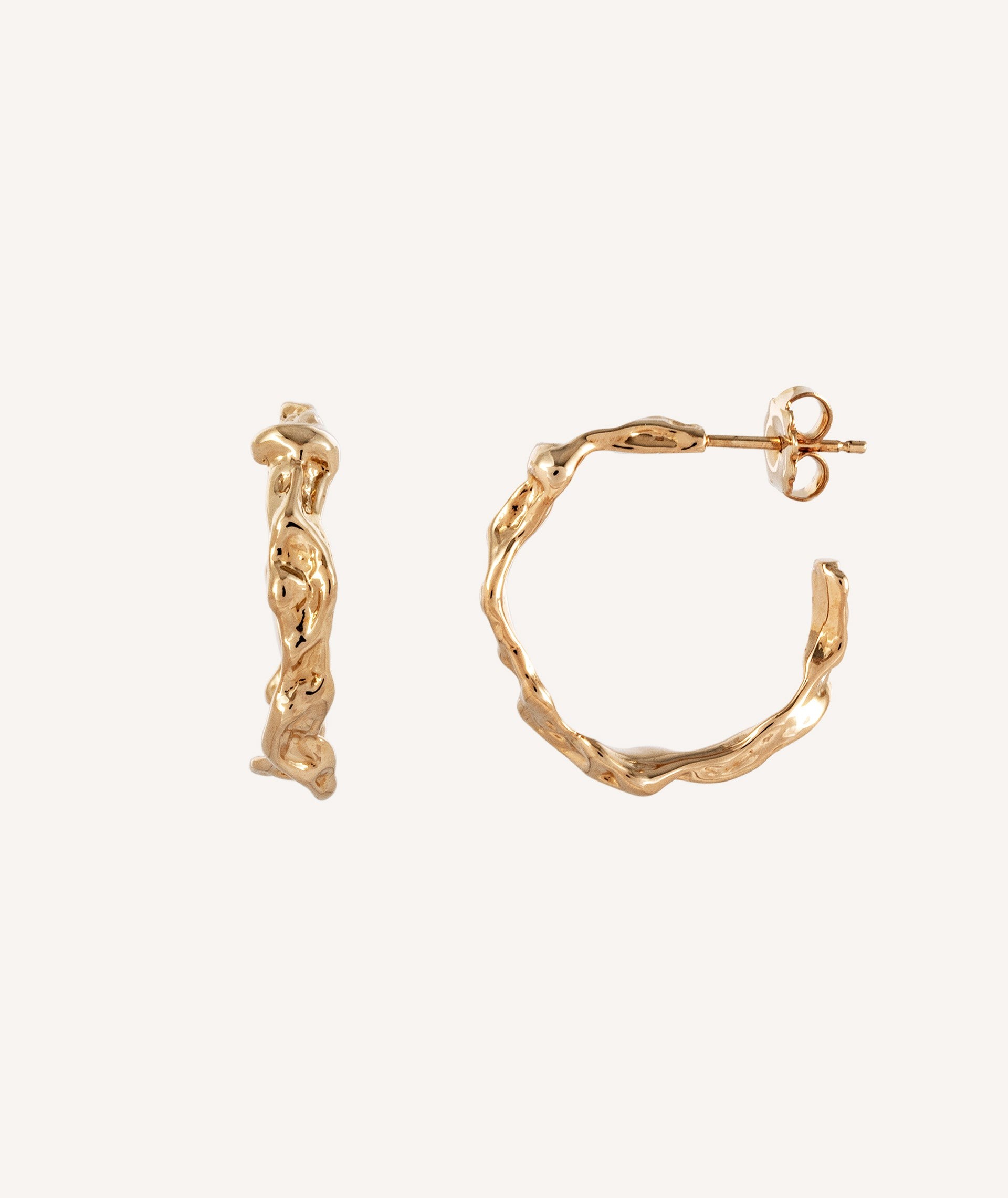 Earrings Hoop 18 ct Gold Plated