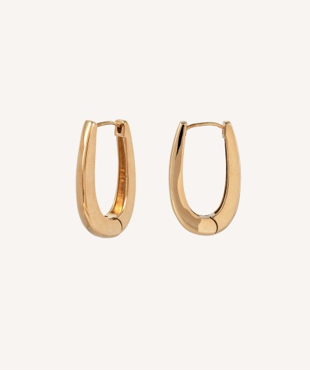 Earrings Hoop 18 ct Gold Plated