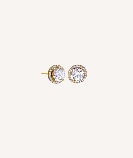 Earrings Zirconia 6.5mm