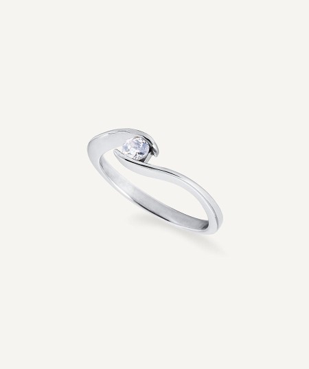 Anillo Valeria con circonitas