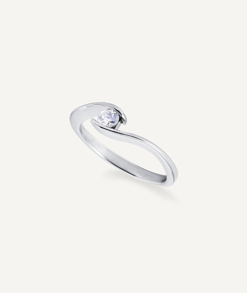 Anillo Valeria con circonitas