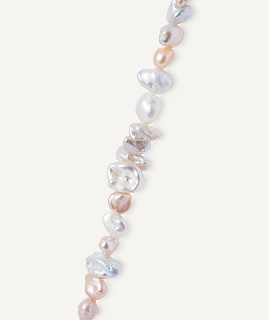 Necklace Brisa with pearls