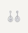 Earrings Benita with cubic zirconia