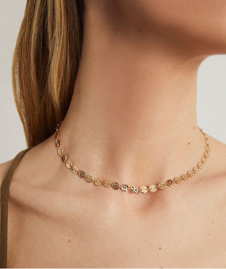 Collar Pedrera chapado en Oro 18 Kt