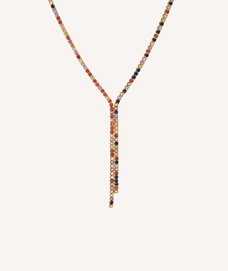 Necklace Multicolor Zirconia