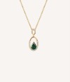 Pendant long green