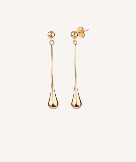 Long Gold Earrings drops S