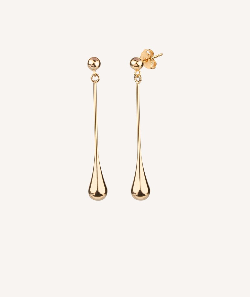 Long Gold Earrings drops S