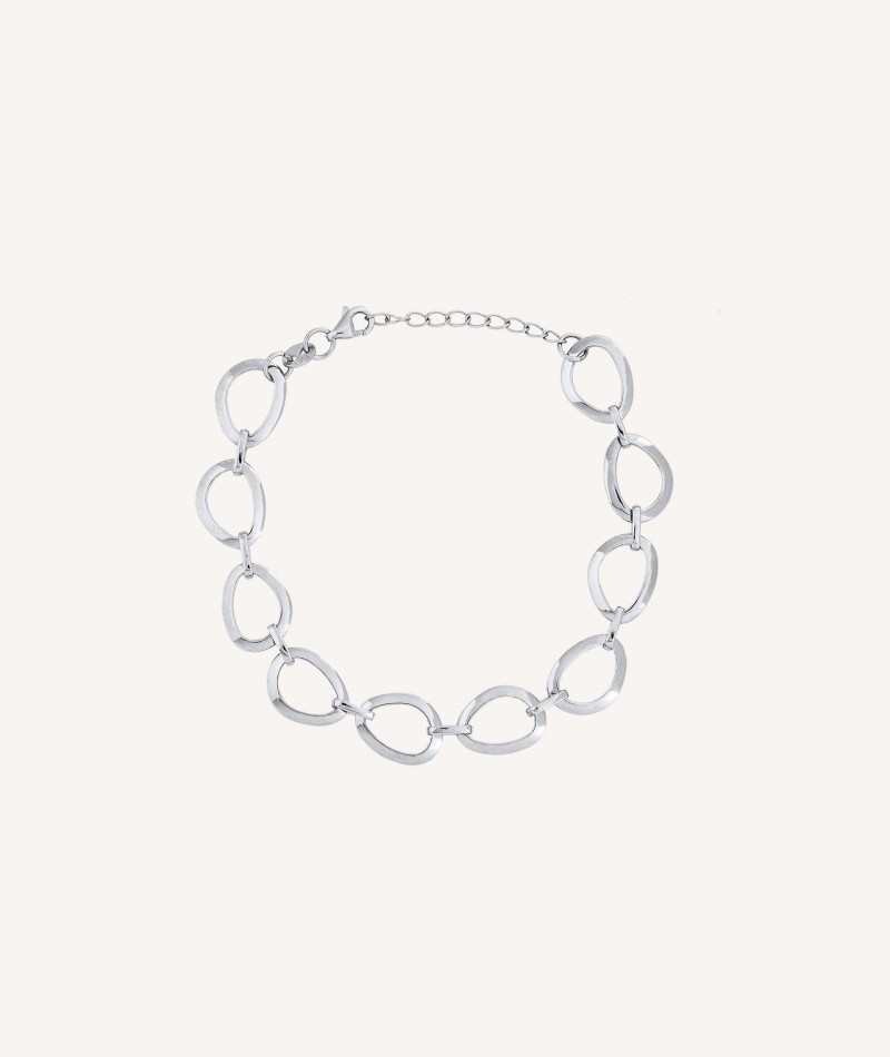 Bracelet Debbie 925 silver rhodium plated links