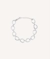 Bracelet Debbie 925 silver rhodium plated links