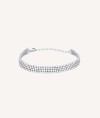 Bracelet Bonnie silver plated strips with circumlides