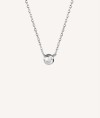 Necklace Round Zirconia