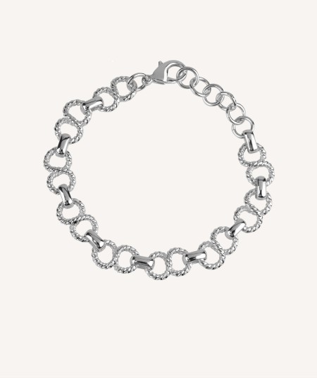 Bracelet Hoop Silver Plated