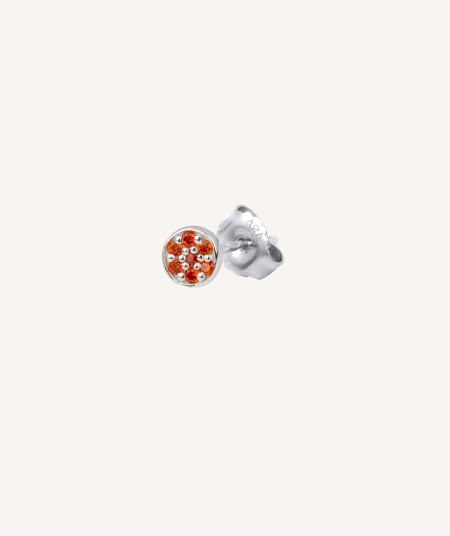 Individual Earring Oranges Zirconias